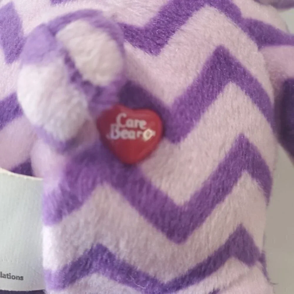Care Bears KellyToy 2017 Purple Zig Zag Stripe Lollipops Share Bear 8